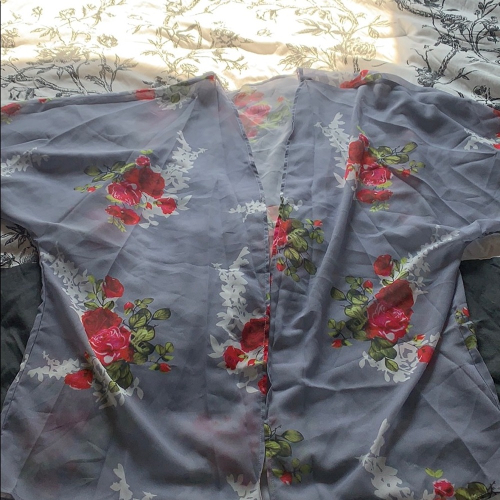 Sheer coverup/cardi